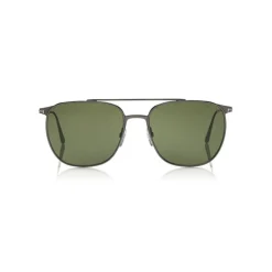 Tom Ford Eyewear Tom Ford - Kip Sunglasses - Square Metal Sunglasses - Green - FT0692 - Sunglasses - - Avvenice