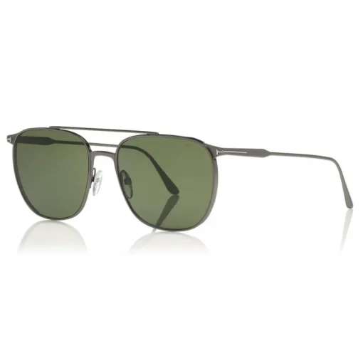 Tom Ford Eyewear Tom Ford - Kip Sunglasses - Square Metal Sunglasses - Green - FT0692 - Sunglasses - - Avvenice