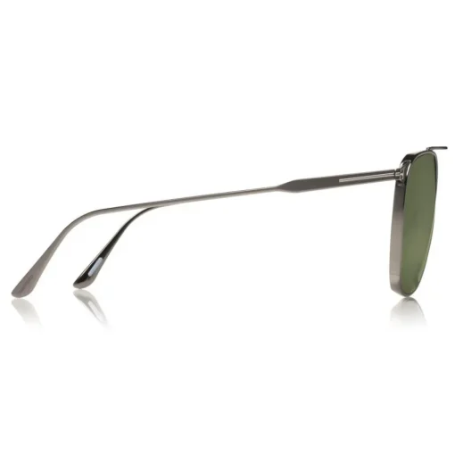 Tom Ford Eyewear Tom Ford - Kip Sunglasses - Square Metal Sunglasses - Green - FT0692 - Sunglasses - - Avvenice