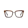 Tom Ford Eyewear Tom Ford - Large Optical Glasses - Square Acetate Optical Glasses - Red Havana - FT5507 - Optical Glasses - - Avvenice^ Sunglasses & Eyewear