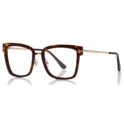 Tom Ford Eyewear Tom Ford - Large Optical Glasses - Square Acetate Optical Glasses - Red Havana - FT5507 - Optical Glasses - - Avvenice^ Sunglasses & Eyewear