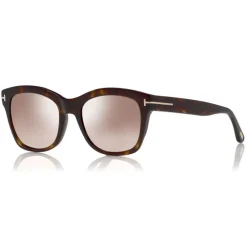 Tom Ford Eyewear Tom Ford - Lauren Sunglasses - Squared Acetate Sunglasses - Dark Havana - FT0614 - Sunglasses - - Avvenice