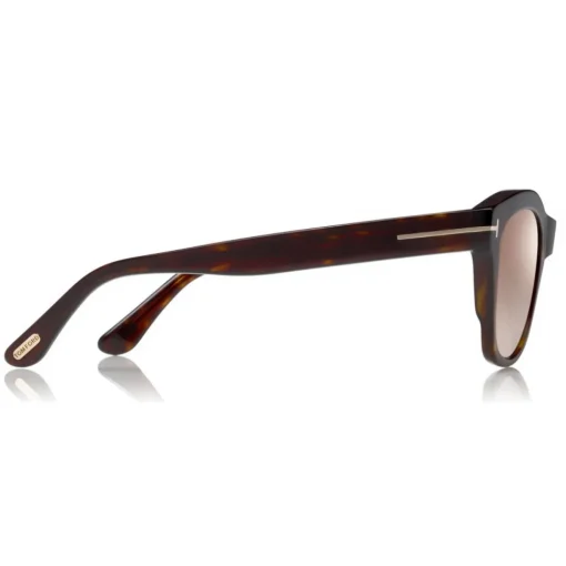 Tom Ford Eyewear Tom Ford - Lauren Sunglasses - Squared Acetate Sunglasses - Dark Havana - FT0614 - Sunglasses - - Avvenice