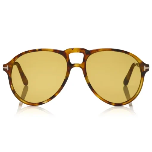 Tom Ford Eyewear Tom Ford - Lennon Sunglasses - Pilot Acetate Sunglasses - FT0645 - Olive - - Avvenice