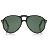 Tom Ford Eyewear Tom Ford - Lennon Sunglasses - Pilot Acetate Sunglasses - FT0645 - Black - - Avvenice