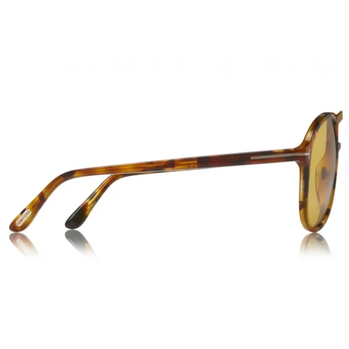 Tom Ford Eyewear Tom Ford - Lennon Sunglasses - Pilot Acetate Sunglasses - FT0645 - Olive - - Avvenice