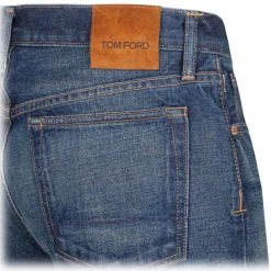 Tom Ford - Low Blue Denim Jeans - Exclusive Luxury Collection - Avvenice
