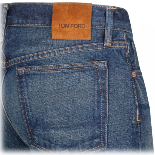 Tom Ford - Low Blue Denim Jeans - Exclusive Luxury Collection - Avvenice