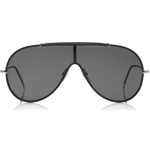 Tom Ford Eyewear Tom Ford - Mack Sunglasses - Pilot Metal Sunglasses - Black - FT0671 - Sunglasses - - Avvenice^ Sunglasses & Eyewear