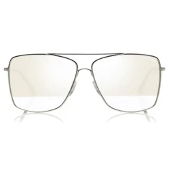 Tom Ford Eyewear Tom Ford - Magnus Sunglasses - Navigator Shape Sunglasses - White Gold - FT0651 - Sunglasses - - Avvenice