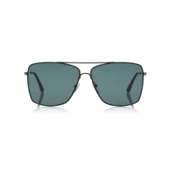 Tom Ford Eyewear Tom Ford - Magnus Sunglasses - Navigator Shape Sunglasses - Black - FT0651 - Sunglasses - - Avvenice