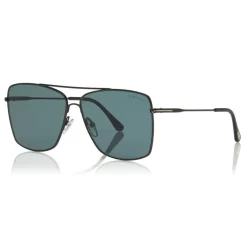 Tom Ford Eyewear Tom Ford - Magnus Sunglasses - Navigator Shape Sunglasses - Black - FT0651 - Sunglasses - - Avvenice
