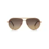 Tom Ford Eyewear Tom Ford - Marko Aviator Sunglasses - Shiny Metal Aviator Sunglasses - Rose Gold - FT0144 - Sunglasses - - Avvenice^ Sunglasses & Eyewear