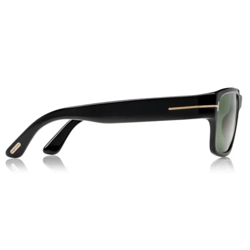 Tom Ford Eyewear Tom Ford - Mason Sunglasses - Soft Squared Acetate Sunglasses - Black -FT0445 - Sunglasses - - Avvenice