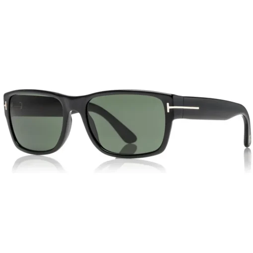 Tom Ford Eyewear Tom Ford - Mason Sunglasses - Soft Squared Acetate Sunglasses - Black -FT0445 - Sunglasses - - Avvenice