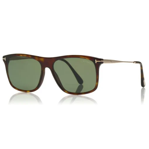 Tom Ford Eyewear Tom Ford - Max Polarized Sunglasses - Square Acetate Sunglasses - Dark Havana - FT0588-P - Sunglasses - - Avvenice