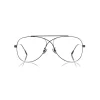 Tom Ford Eyewear Tom Ford - Metal Criss Cross Aviators Optical Glasses - Pilot Shape - Black - FT5531 - Optical Glasses - - Avvenice^ Sunglasses & Eyewear