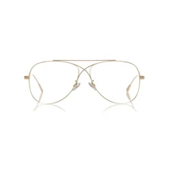 Tom Ford Eyewear Tom Ford - Metal Criss Cross Aviators Optical Glasses - Pilot Shape - Rose Gold - FT5531 - Optical Glasses - - Avvenice