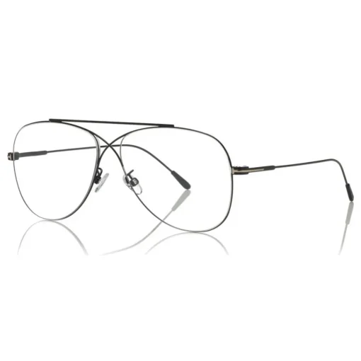 Tom Ford Eyewear Tom Ford - Metal Criss Cross Aviators Optical Glasses - Pilot Shape - Black - FT5531 - Optical Glasses - - Avvenice^ Sunglasses & Eyewear