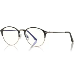 Tom Ford Eyewear Tom Ford - Metal Optical Sunglasses - Round Optical Glasses - Black Gold - FT5541-B - Optical Sunglasses - - Avvenice^ Sunglasses & Eyewear