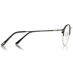 Tom Ford Eyewear Tom Ford - Metal Optical Sunglasses - Round Optical Glasses - Black Gold - FT5541-B - Optical Sunglasses - - Avvenice^ Sunglasses & Eyewear
