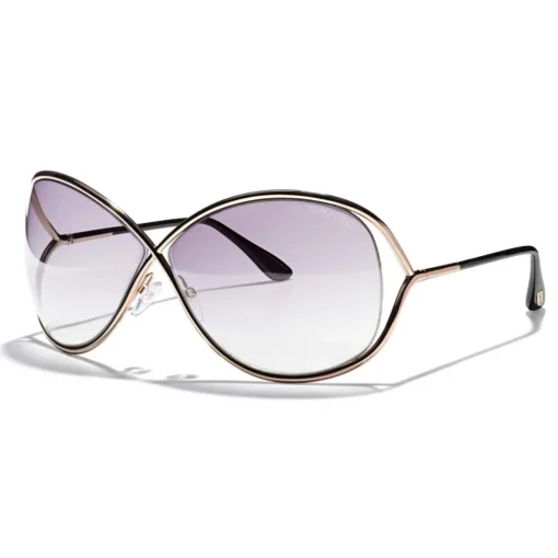 Tom Ford Eyewear Tom Ford - Miranda Sunglasses - Oversized Square Acetate Sunglasses - FT0130 - Gold - - Avvenice
