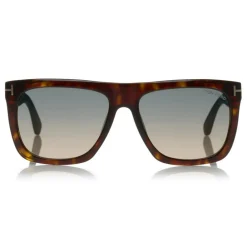 Tom Ford Eyewear Tom Ford - Morgan Sunglasses - Squared Acetate Sunglasses - Havana - FT0513 - Sunglasses - - Avvenice^ Sunglasses & Eyewear