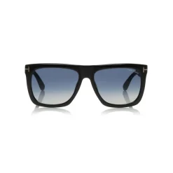 Tom Ford Eyewear Tom Ford - Morgan Sunglasses - Squared Acetate Sunglasses - Black Blue - FT0513 - Sunglasses - - Avvenice
