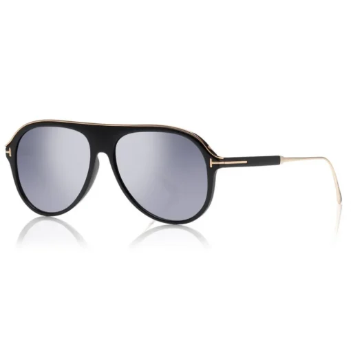 Tom Ford Eyewear Tom Ford - Nicholai Sunglasses - Pilot Style Sunglasses - Black Smoke - FT0624 - Sunglasses - - Avvenice^ Sunglasses & Eyewear