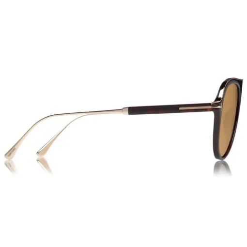 Tom Ford Eyewear Tom Ford - Nicholai Sunglasses - Pilot Style Sunglasses - Dark Havana - FT0624 - Sunglasses - - Avvenice