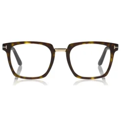 Tom Ford Eyewear Tom Ford - Optical Glasses - Square Acetate Optical Glasses - Dark Havana - FT5523-B - Optical Glasses - - Avvenice^ Sunglasses & Eyewear