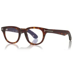 Tom Ford Eyewear Tom Ford - Optical Glasses - Rectangle Optical Glasses - Dark Havana - FT5558-B - Optical Glasses - - Avvenice^ Sunglasses & Eyewear