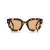 Tom Ford Eyewear Tom Ford - Pia Sunglasses - Square Acetate Sunglasses - Havana - FT0659 - Sunglasses - - Avvenice^ Sunglasses & Eyewear