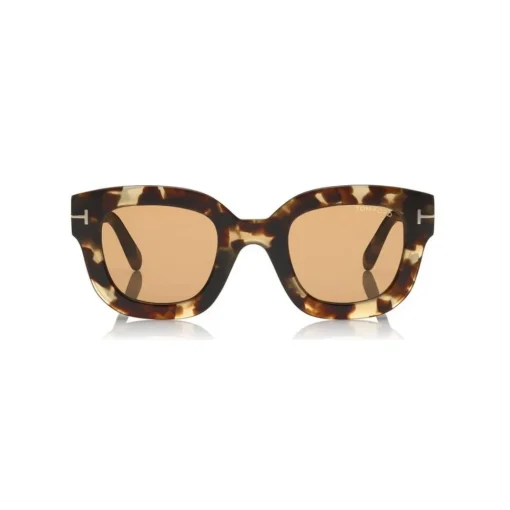 Tom Ford Eyewear Tom Ford - Pia Sunglasses - Square Acetate Sunglasses - Havana - FT0659 - Sunglasses - - Avvenice^ Sunglasses & Eyewear