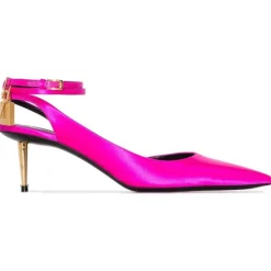 Tom Ford - Pink Padlock Slingback Pumps - Exclusive Luxury Collection - Avvenice