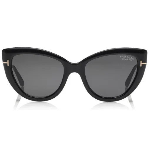 Tom Ford Eyewear Tom Ford - Polarized Anya Sunglasses - Cat-Eye Acetate Sunglasses - Black - FT0762-P - Sunglasses - - Avvenice^ Sunglasses & Eyewear