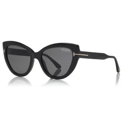 Tom Ford Eyewear Tom Ford - Polarized Anya Sunglasses - Cat-Eye Acetate Sunglasses - Black - FT0762-P - Sunglasses - - Avvenice^ Sunglasses & Eyewear