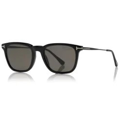 Tom Ford Eyewear Tom Ford - Polarized Arnaud Sunglasses - Square Style Acetate Sunglasses - Black - FT0625-P - Sunglasses - - Avvenice^ Sunglasses & Eyewear