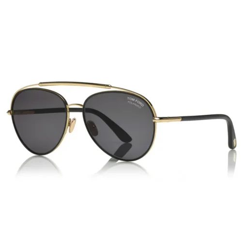 Tom Ford Eyewear Tom Ford - Polarized Curtis Sunglasses - Pilot Shape Sunglasses - Black - FT0748-P - Sunglasses - - Avvenice^ Sunglasses & Eyewear
