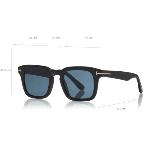 Tom Ford Eyewear Tom Ford - Polarized Dax Sunglasses - Square Sunglasses - Black - FT0751-P - Sunglasses - - Avvenice^ Sunglasses & Eyewear