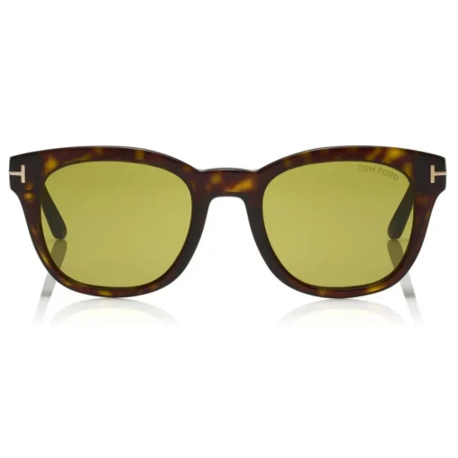 Tom Ford Eyewear Tom Ford - Polarized Eugenio Sunglasses - Square Acetate Sunglasses - Dark Havana - FT0676-P - Sunglasses - - Avvenice