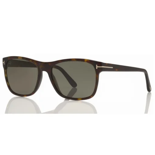 Tom Ford Eyewear Tom Ford - Polarized Giulio Sunglasses - Soft Squared Sunglasses - Dark Havana - FT0698-P - Sunglasses - - Avvenice^ Sunglasses & Eyewear