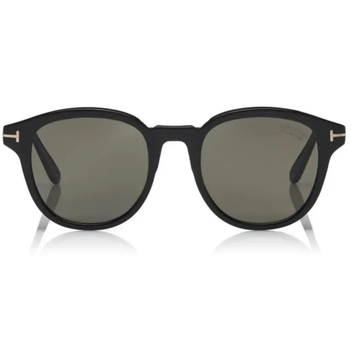 Tom Ford Eyewear Tom Ford - Polarized Jameson Sunglasses - Round Acetate Sunglasses - Black - FT0752-P - Sunglasses - - Avvenice^ Sunglasses & Eyewear