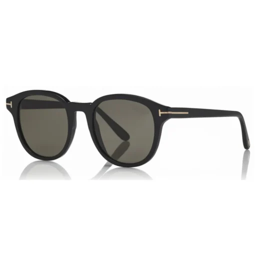 Tom Ford Eyewear Tom Ford - Polarized Jameson Sunglasses - Round Acetate Sunglasses - Black - FT0752-P - Sunglasses - - Avvenice^ Sunglasses & Eyewear