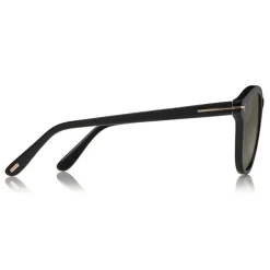 Tom Ford Eyewear Tom Ford - Polarized Jameson Sunglasses - Round Acetate Sunglasses - Black - FT0752-P - Sunglasses - - Avvenice^ Sunglasses & Eyewear