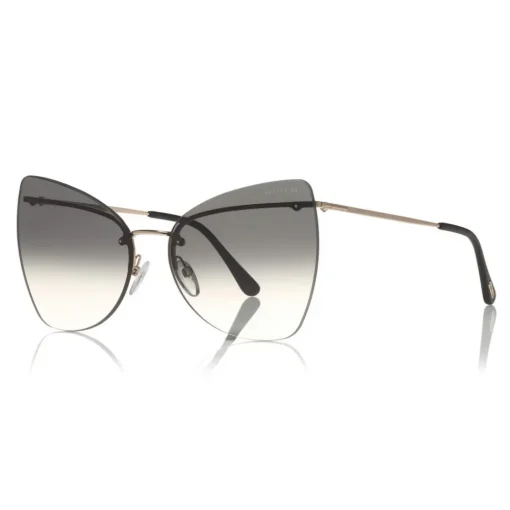 Tom Ford Eyewear Tom Ford - Presley Sunglasses - Butterfly Acetate Sunglasses - FT0716 - Black - - Avvenice