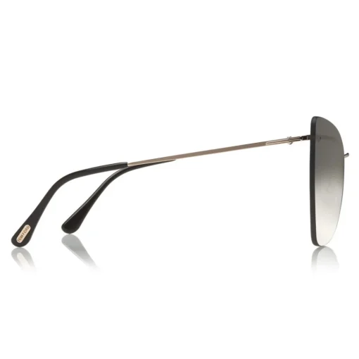 Tom Ford Eyewear Tom Ford - Presley Sunglasses - Butterfly Acetate Sunglasses - FT0716 - Black - - Avvenice