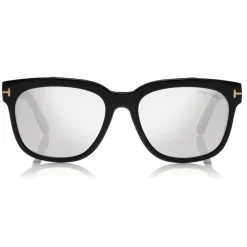 Tom Ford Eyewear Tom Ford - Rhett Sunglasses - Square Acetate Sunglasses - Black - FT0714 - Sunglasses - - Avvenice^ Sunglasses & Eyewear