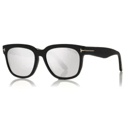 Tom Ford Eyewear Tom Ford - Rhett Sunglasses - Square Acetate Sunglasses - Black - FT0714 - Sunglasses - - Avvenice^ Sunglasses & Eyewear