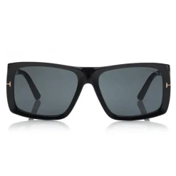 Tom Ford Eyewear Tom Ford - Rizzo Sunglasses - Square Acetate Sunglasses - FT0730 - Black - - Avvenice^ Sunglasses & Eyewear